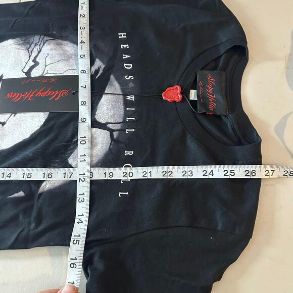 Sleepy Hollow Heads Will Roll Graphic Tee Paramount Hot Topic Womans XS - Picture 6 of 6